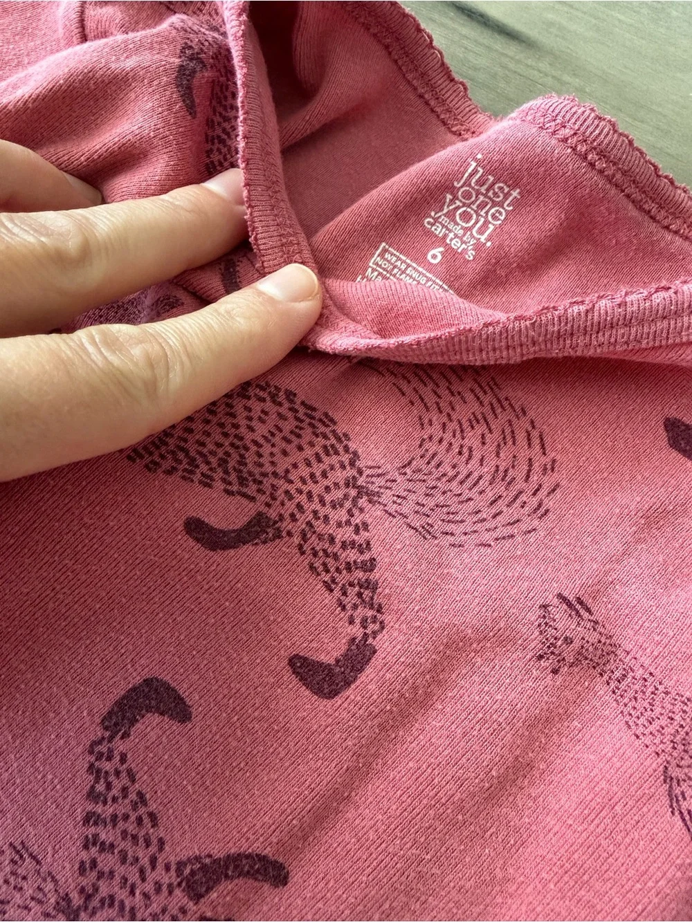 Carter's Pink Fox Print Long Sleeve Pajama Set